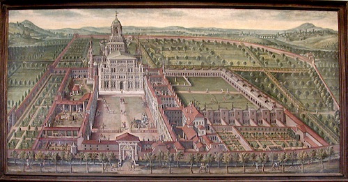 Quadro della seconda metà del XVII secolo con una veduta della Certosa Quadro della seconda metà del XVII secolo con una veduta della Certosa